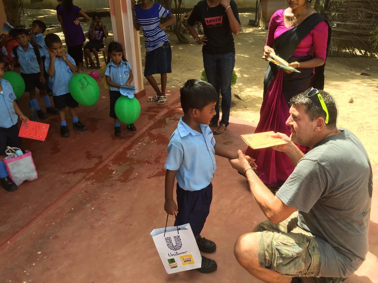 Giving gifts to children